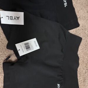 AYBL Black Seamless Shorts